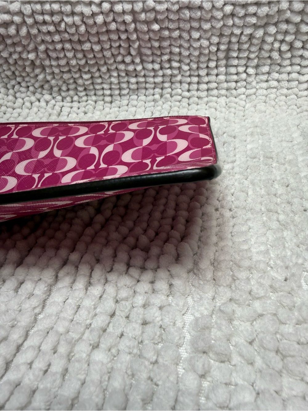 Coach Peyton Dream C Bordeaux Pink Tech iPad Tablet Case Clutch F67516 - Picture 8 of 13